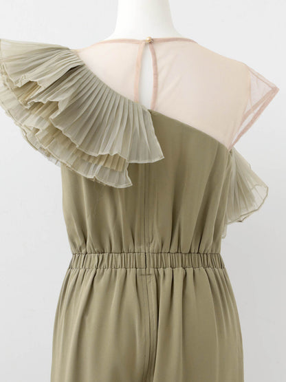 tule motif pants dress / チュールモチーフパンツドレス