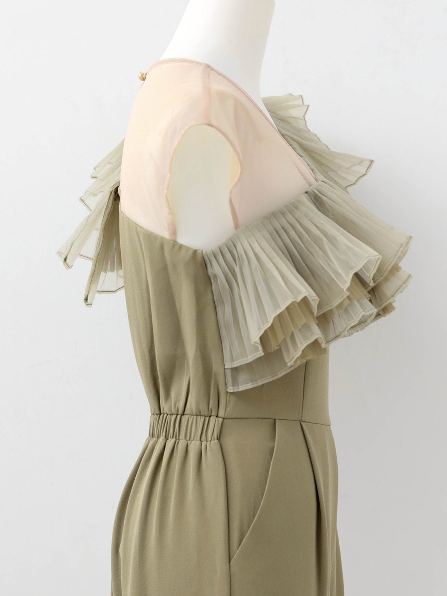 tule motif pants dress / チュールモチーフパンツドレス