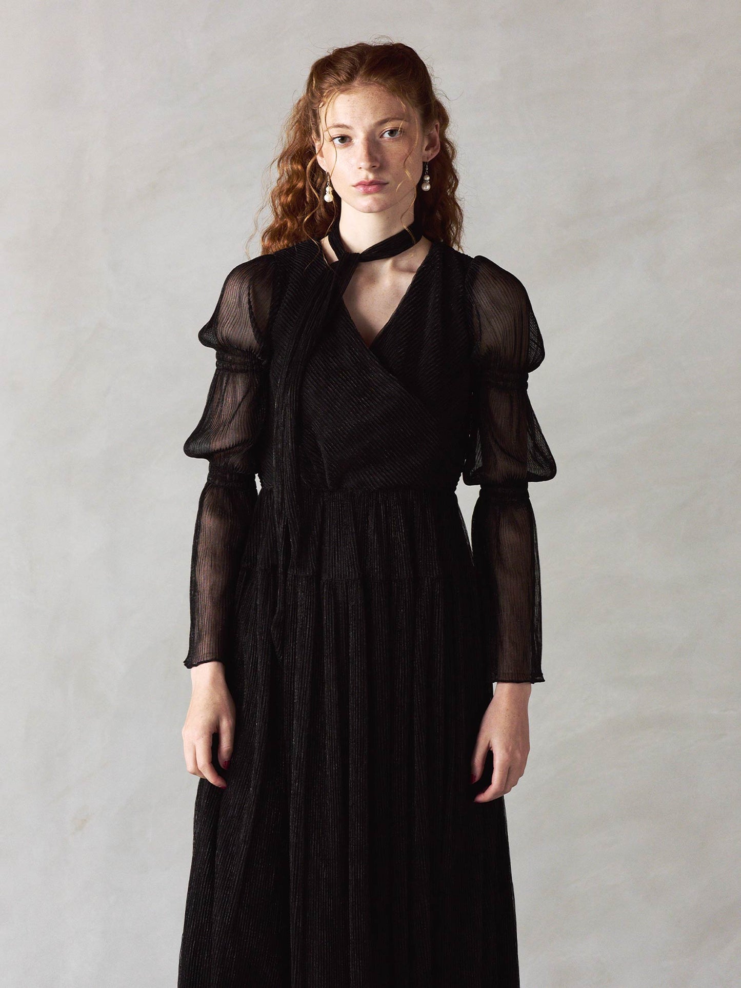 lame pleats dress / ラメプリーツドレス