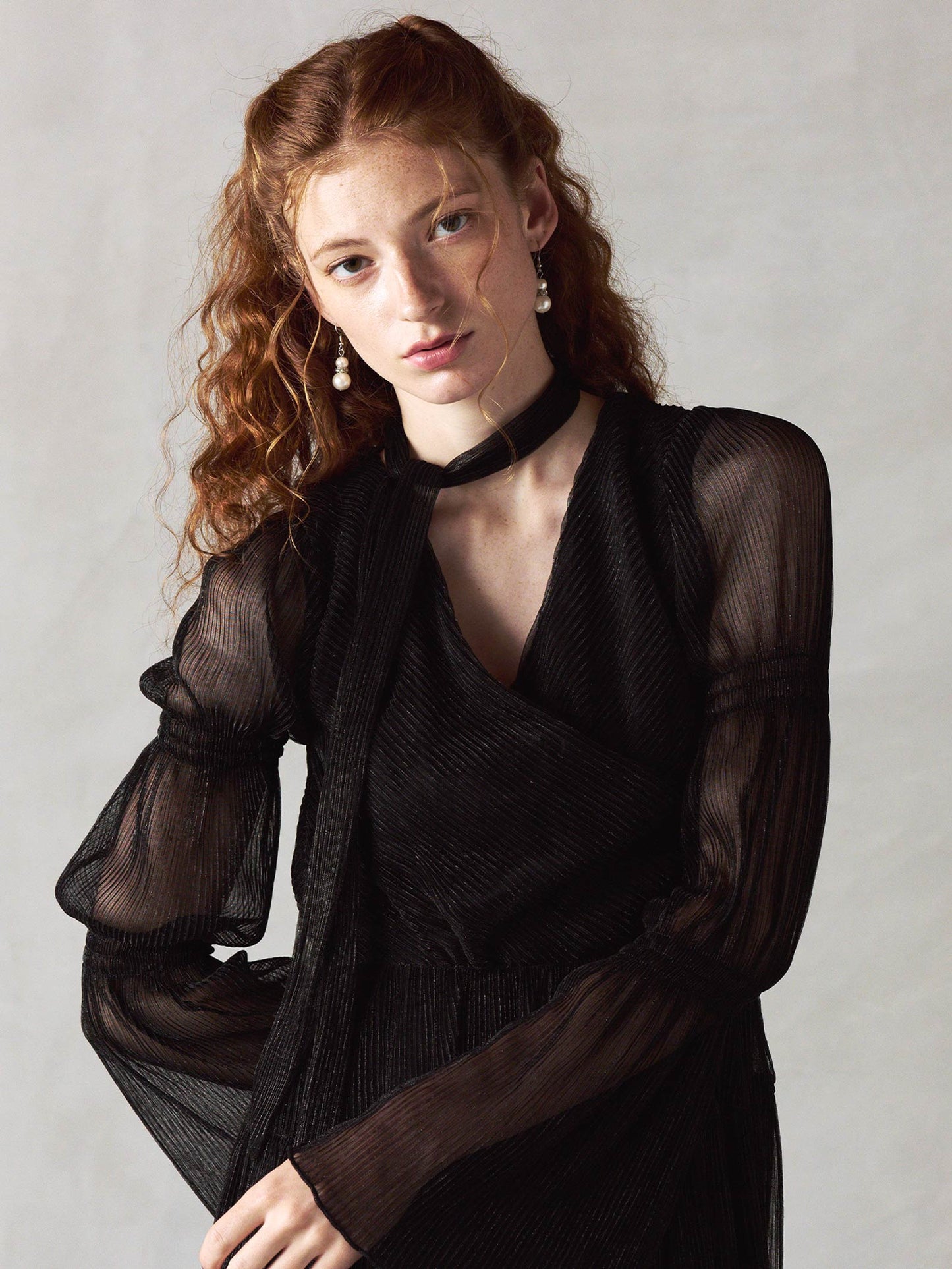 lame pleats dress / ラメプリーツドレス