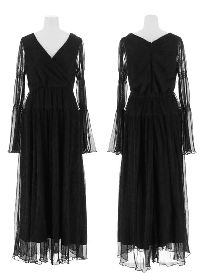 lame pleats dress / ラメプリーツドレス