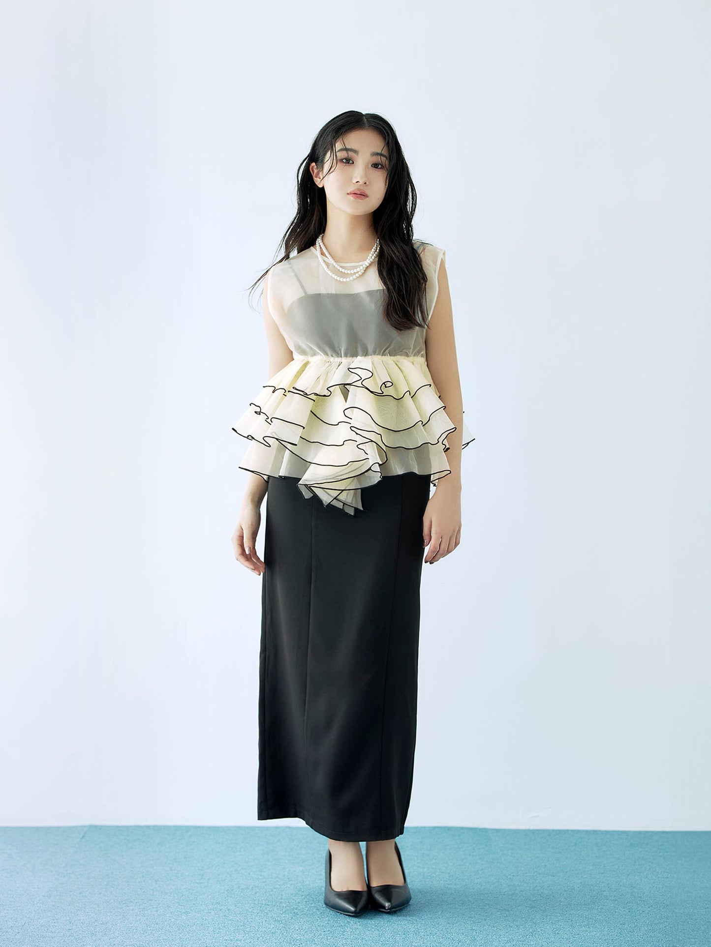 sheer volume top dress / シアーボリュームトップドレス