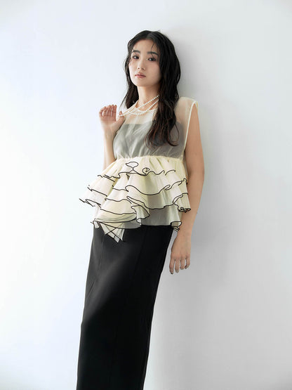 sheer volume top dress / シアーボリュームトップドレス