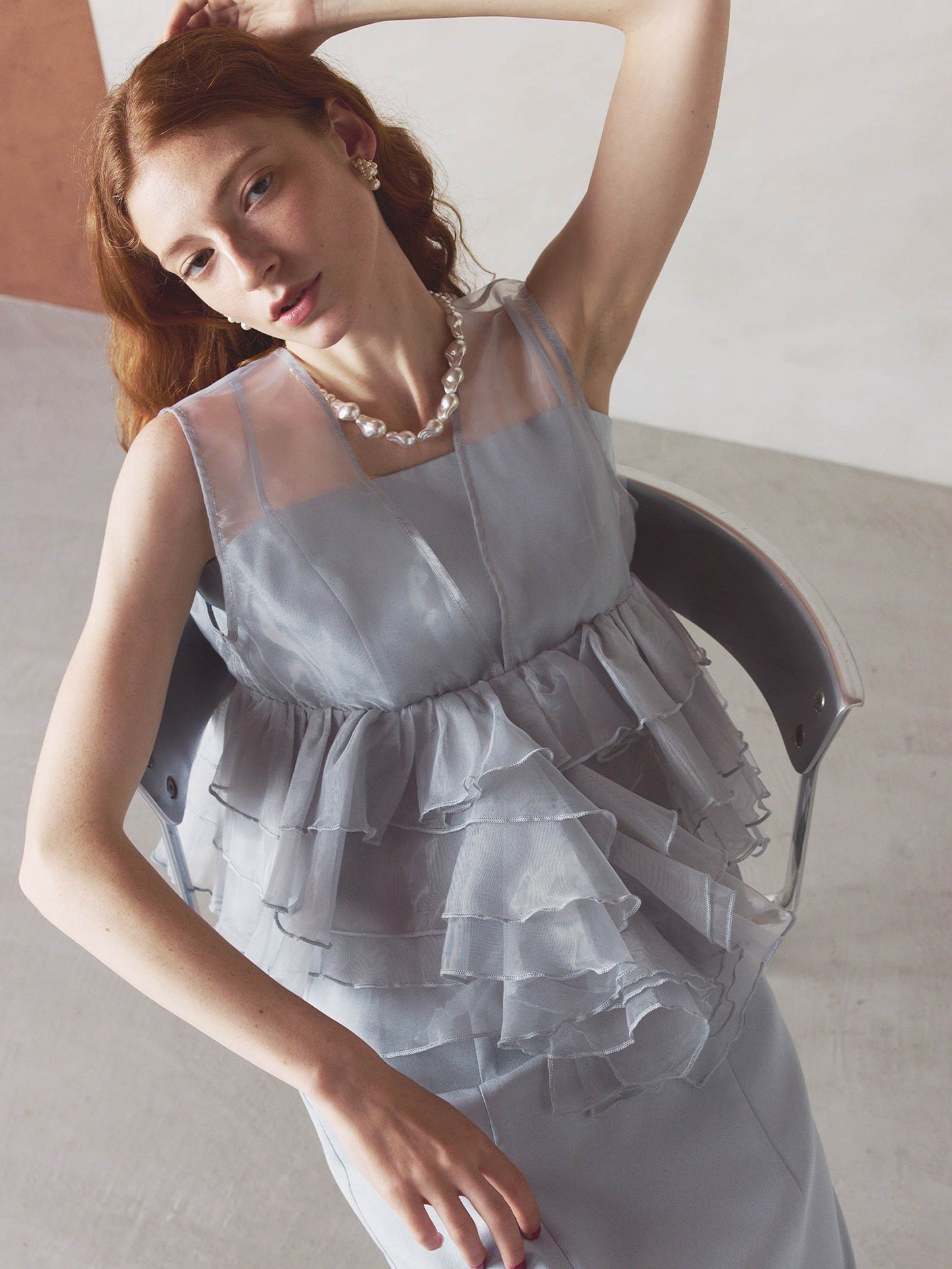 sheer volume top dress / シアーボリュームトップドレス