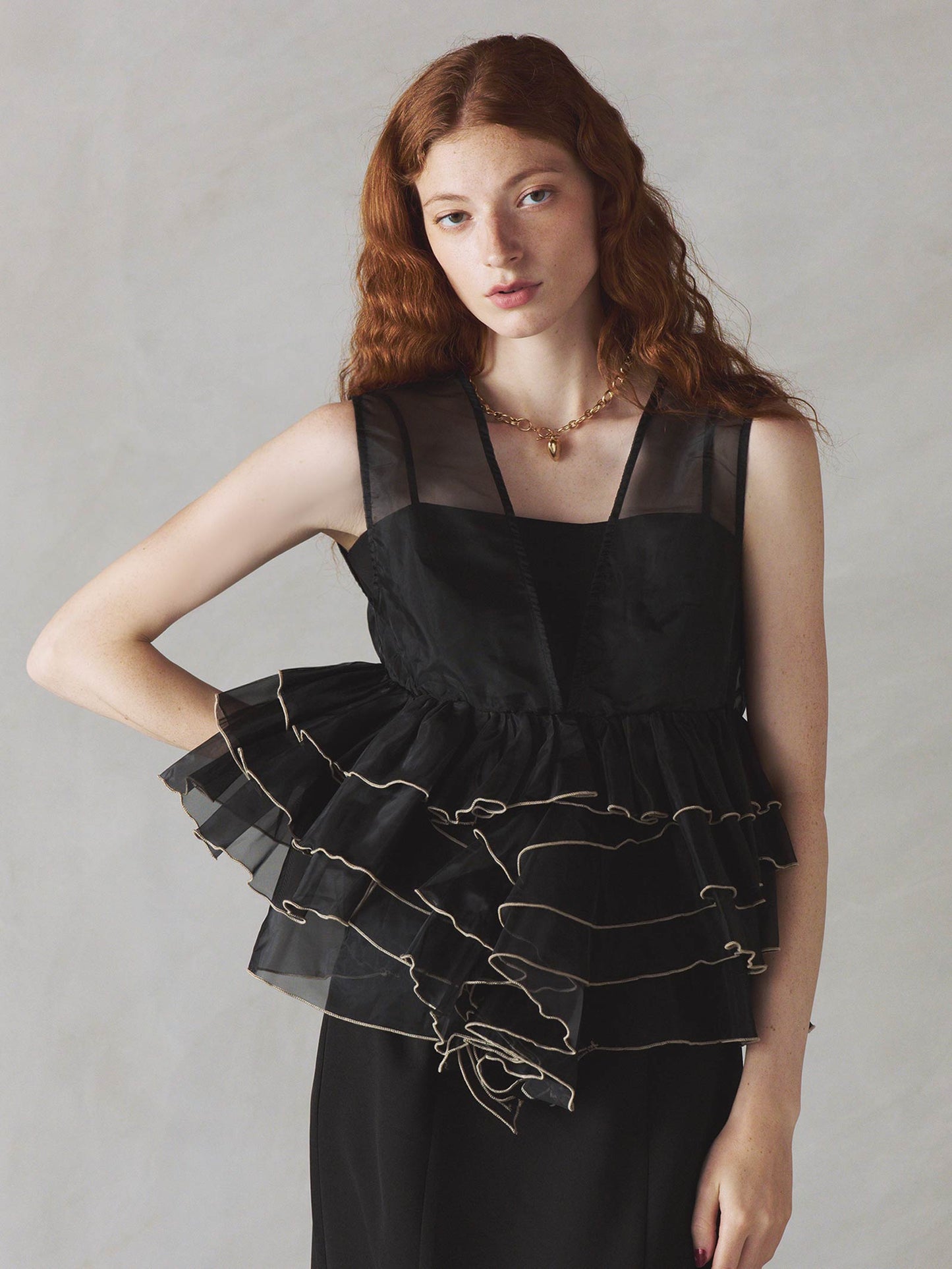 sheer volume top dress / シアーボリュームトップドレス