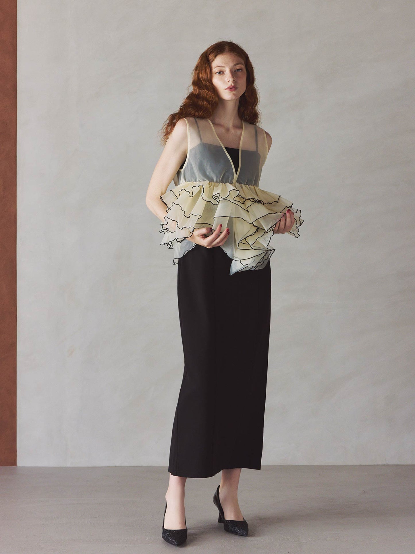 sheer volume top dress / シアーボリュームトップドレス