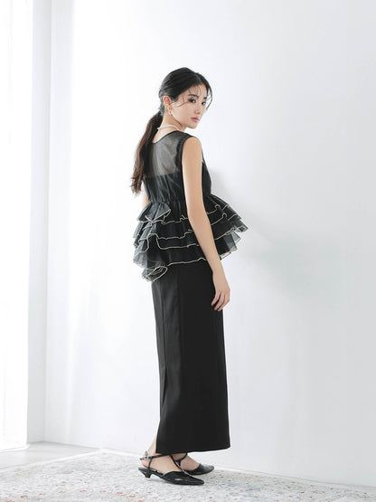 sheer volume top dress / シアーボリュームトップドレス