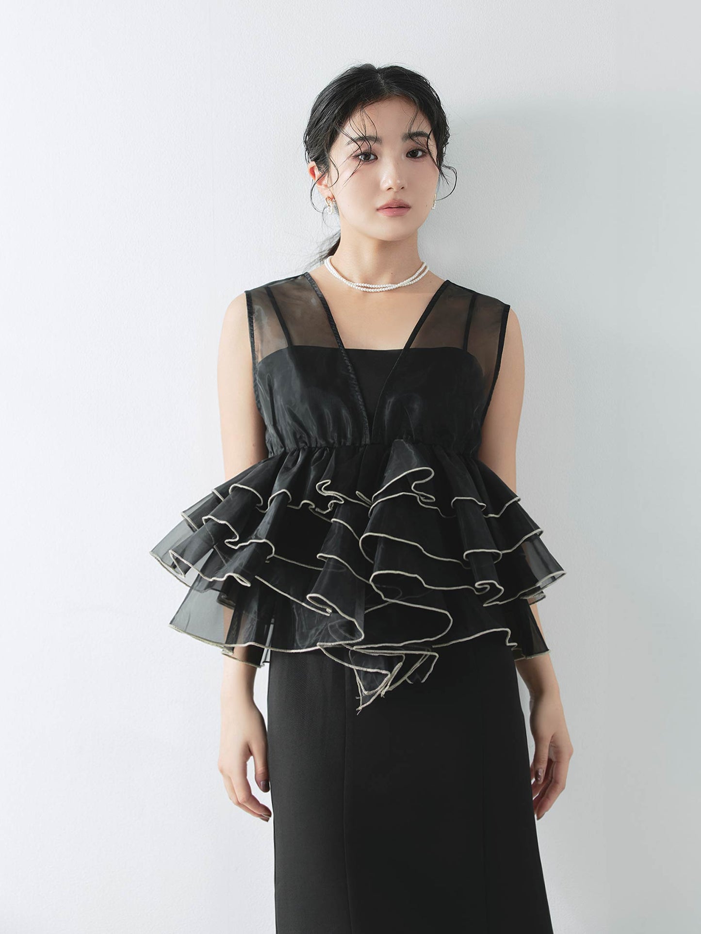 sheer volume top dress / シアーボリュームトップドレス