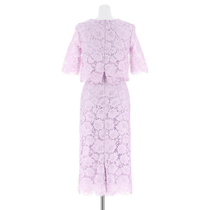 cutwork lace bodycon dress / カットワークレースタイトワンピース