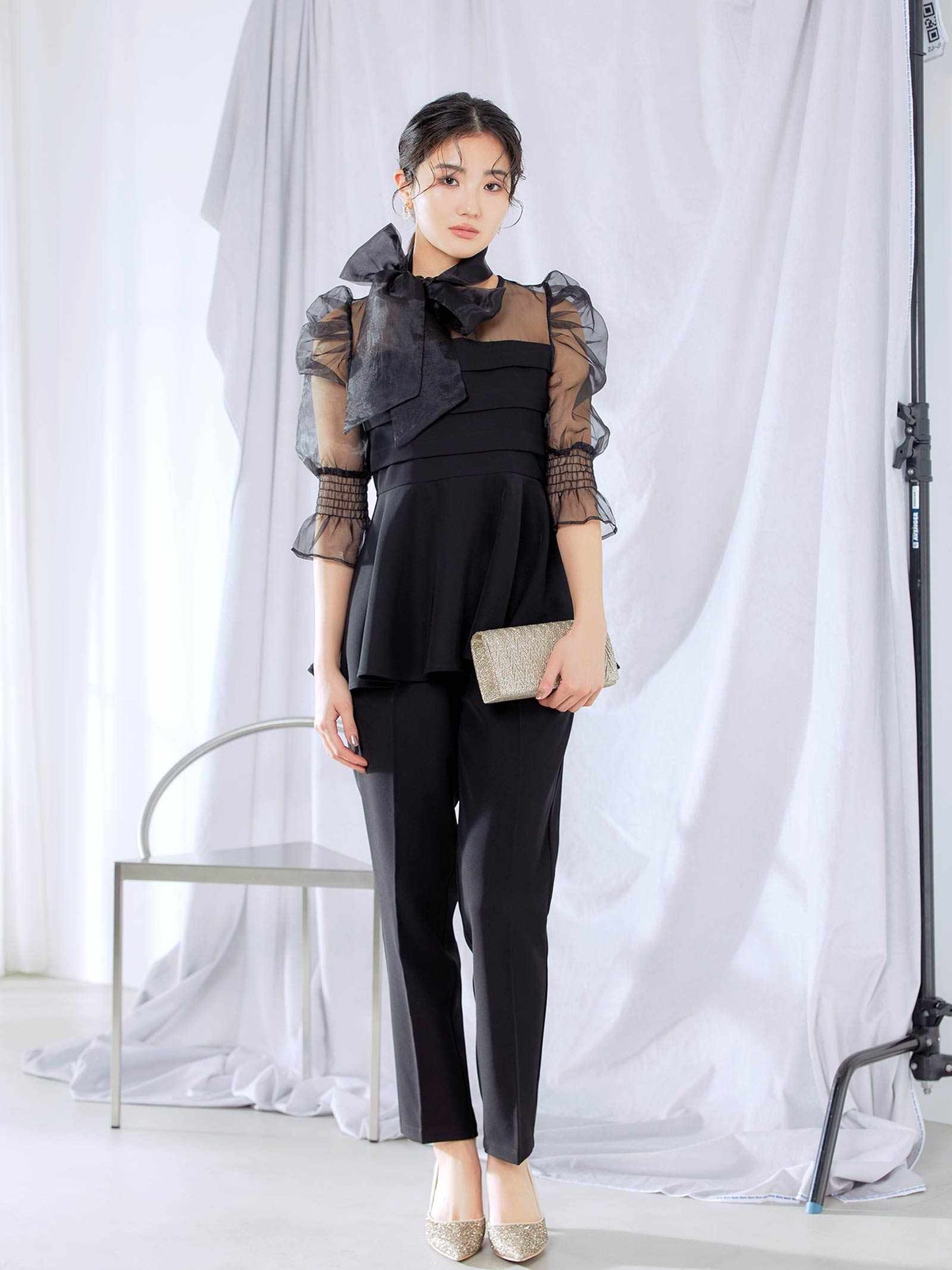 ribon organdy set up / リボンオーガンジーセットアップ