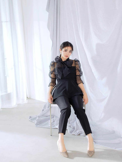 ribon organdy set up / リボンオーガンジーセットアップ