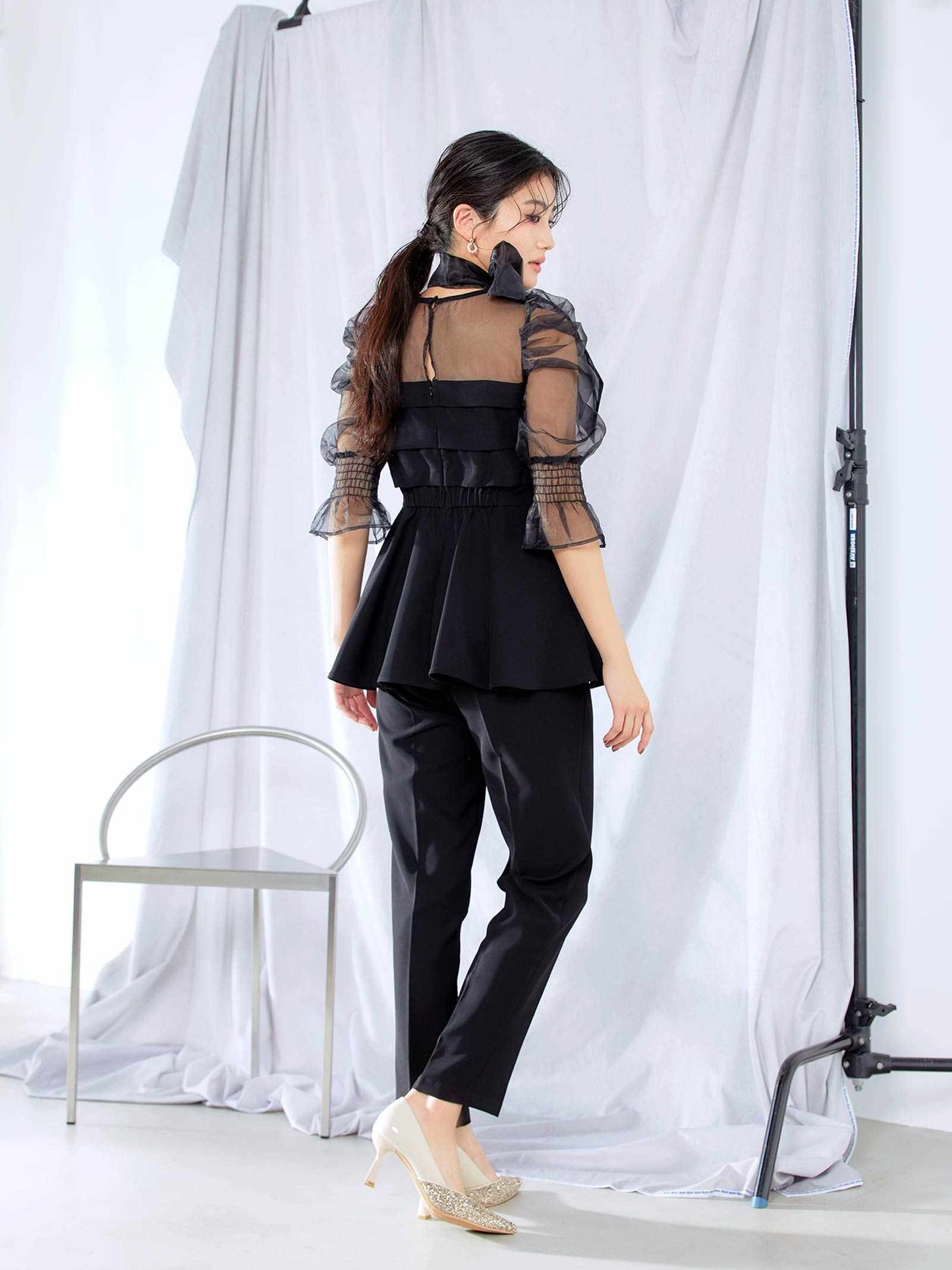 ribon organdy set up / リボンオーガンジーセットアップ