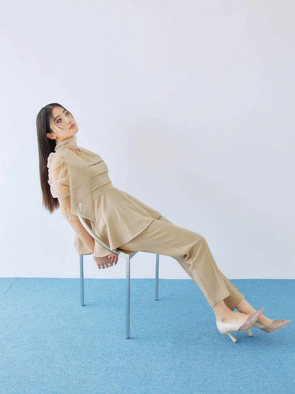 ribon organdy set up / リボンオーガンジーセットアップ