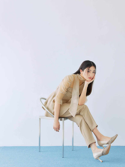 ribon organdy set up / リボンオーガンジーセットアップ