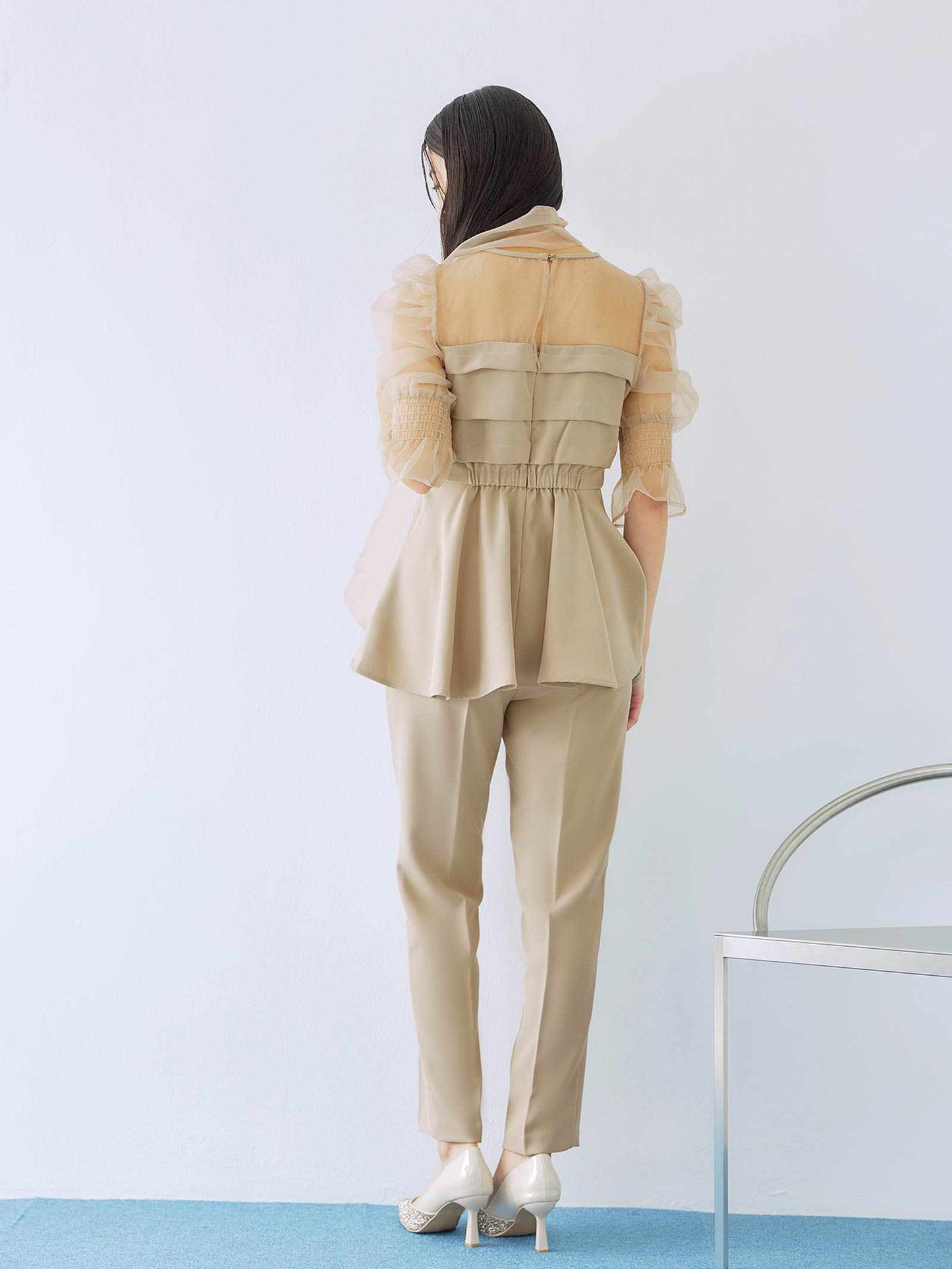 ribon organdy set up / リボンオーガンジーセットアップ