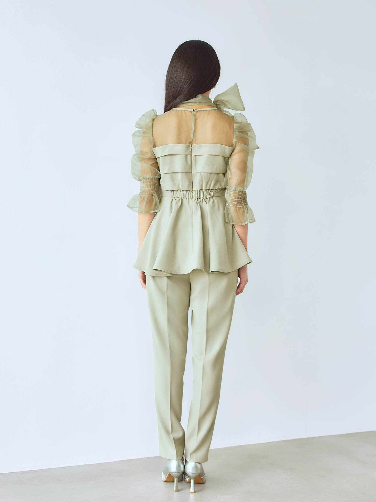 ribon organdy set up / リボンオーガンジーセットアップ