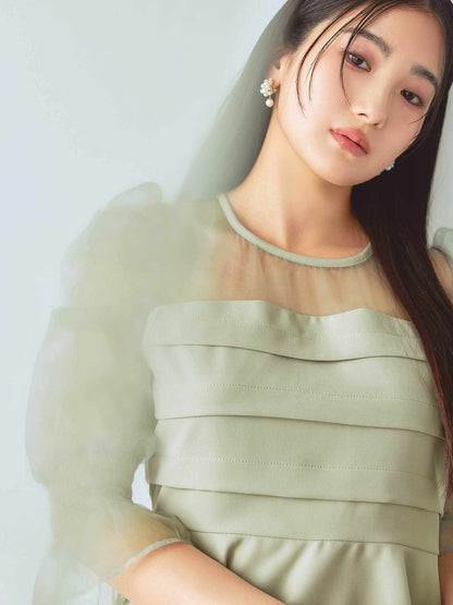 ribon organdy set up / リボンオーガンジーセットアップ