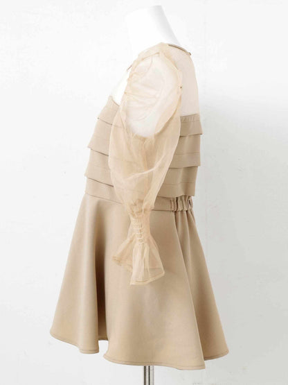 ribon organdy set up / リボンオーガンジーセットアップ