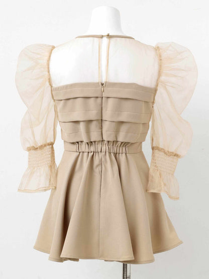 ribon organdy set up / リボンオーガンジーセットアップ