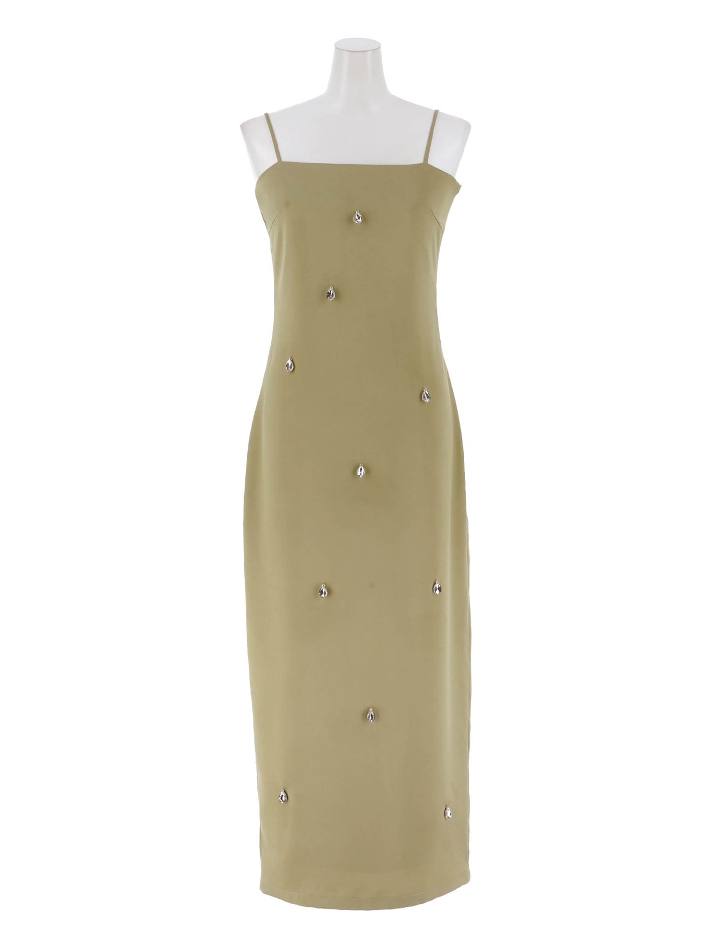 satiin bijou set dress / サテンビジューセットドレス