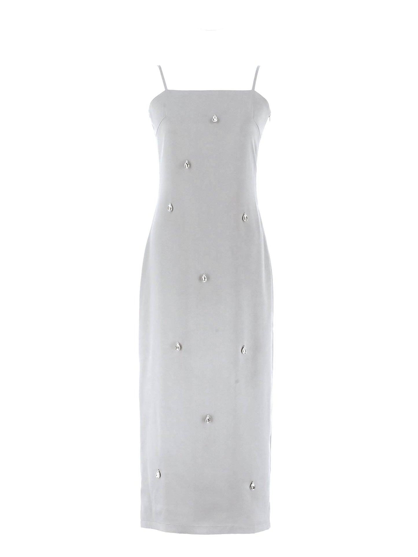 satiin bijou set dress / サテンビジューセットドレス