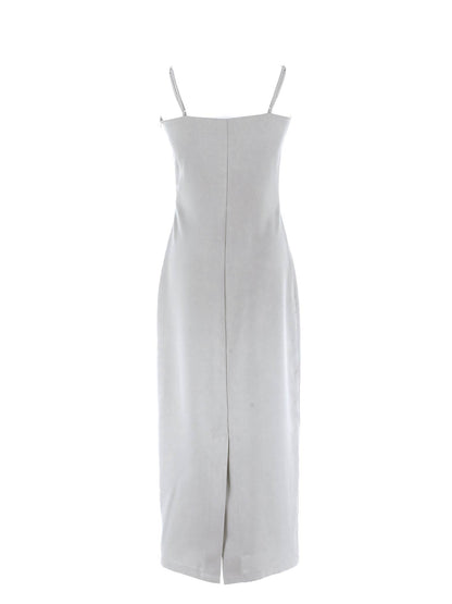 satiin bijou set dress / サテンビジューセットドレス