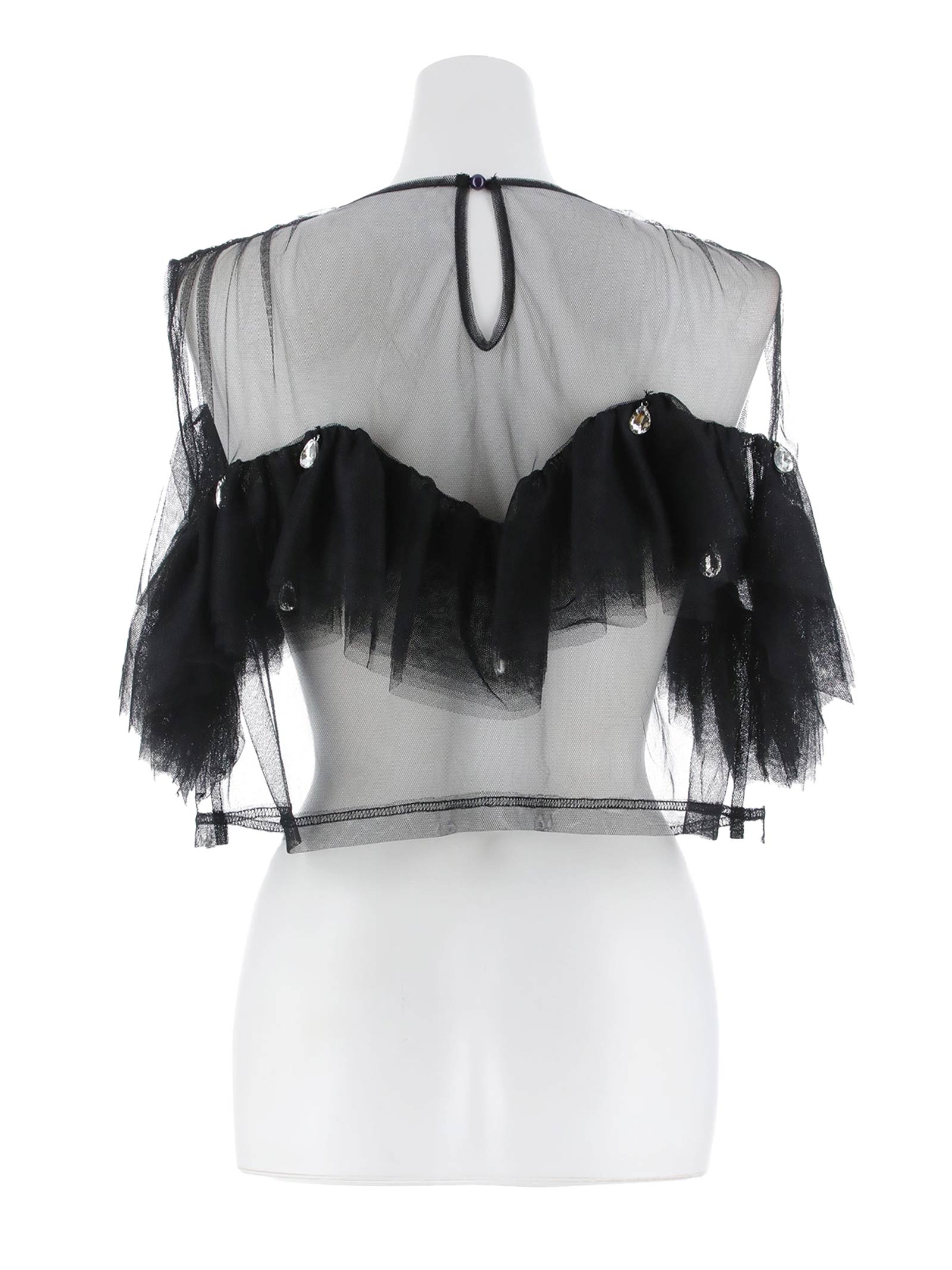 drop bijou frill top / ドロップビジューフリルトップ