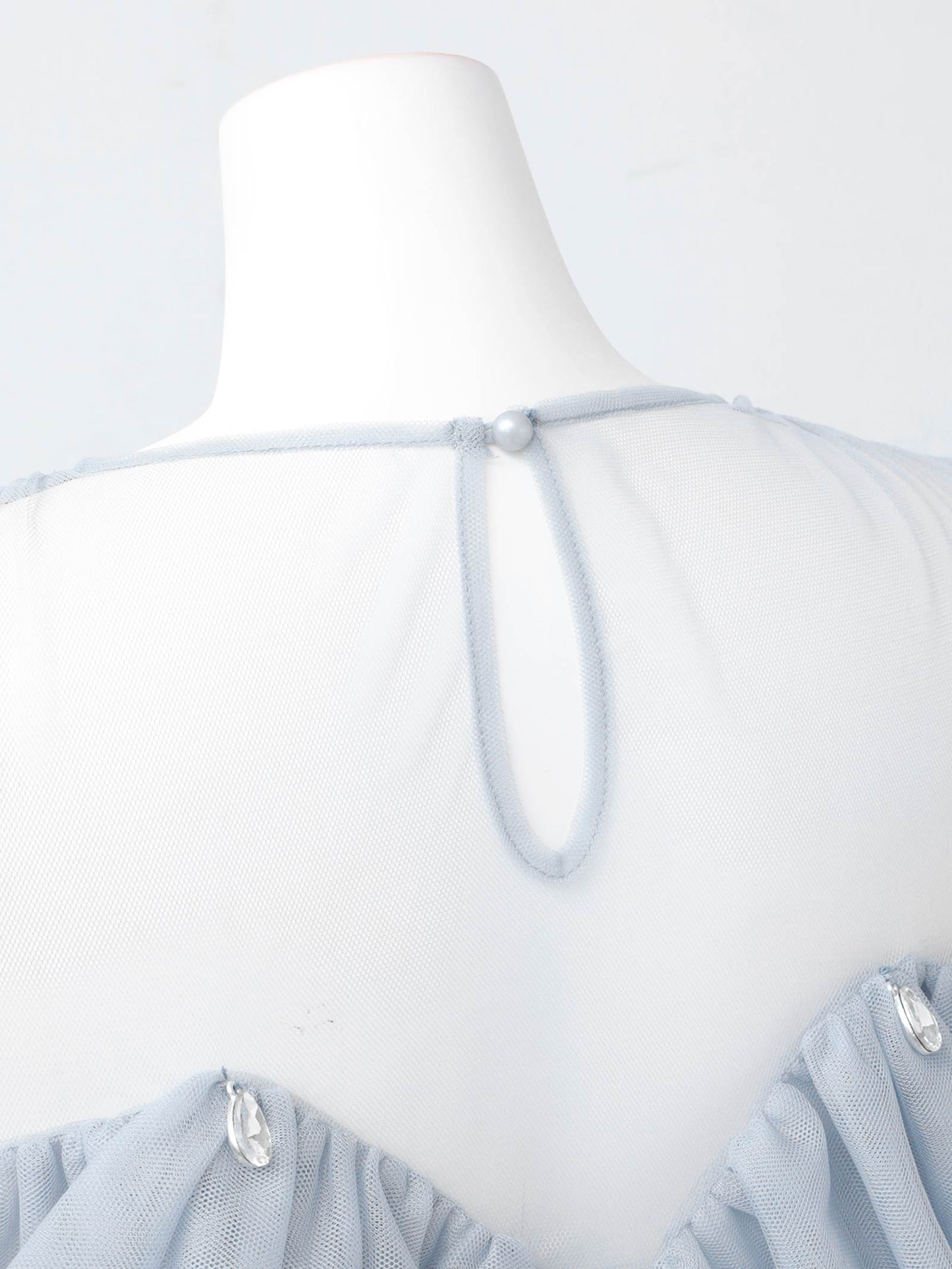 drop bijou frill top / ドロップビジューフリルトップ