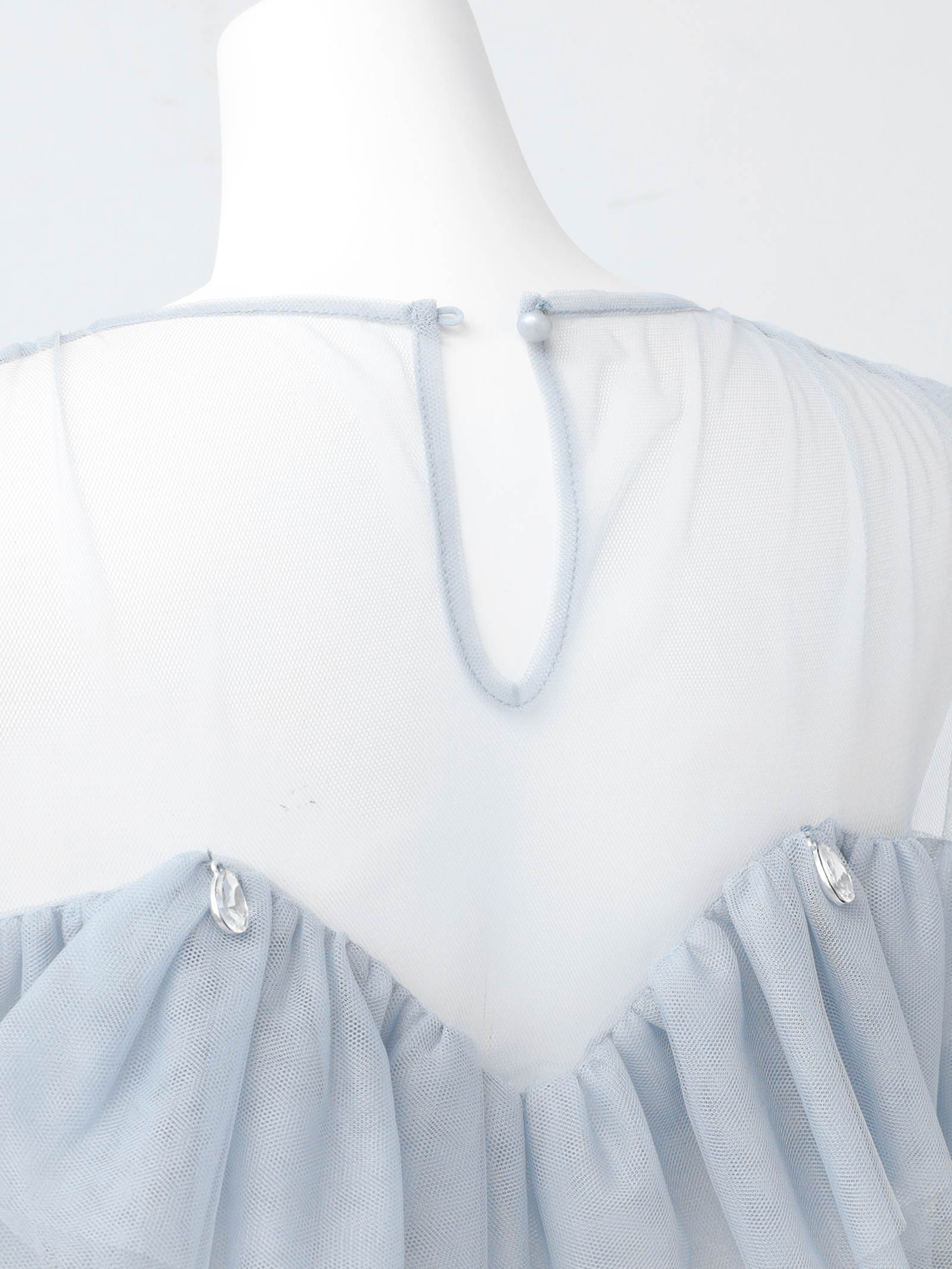 drop bijou frill top / ドロップビジューフリルトップ