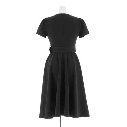 star patchwork flare dress / ボリュームスリーブ星柄パッチワークフレア膝丈ドレス