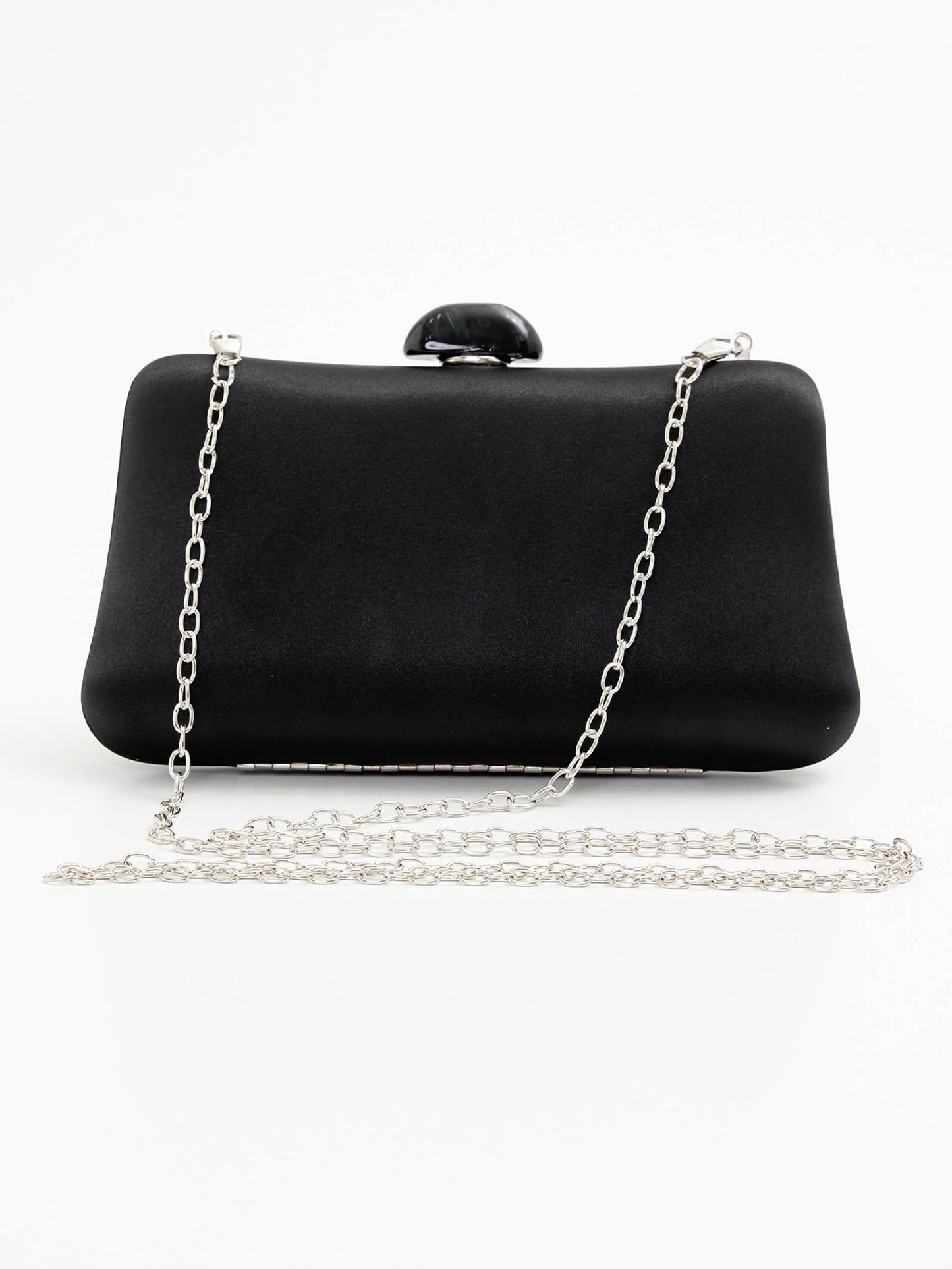 [2way]glossy satin clutch bag / グロッシーサテンクラッチバッグ