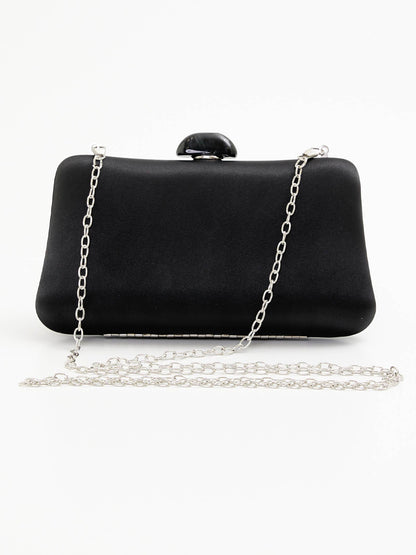 [2way]glossy satin clutch bag / グロッシーサテンクラッチバッグ