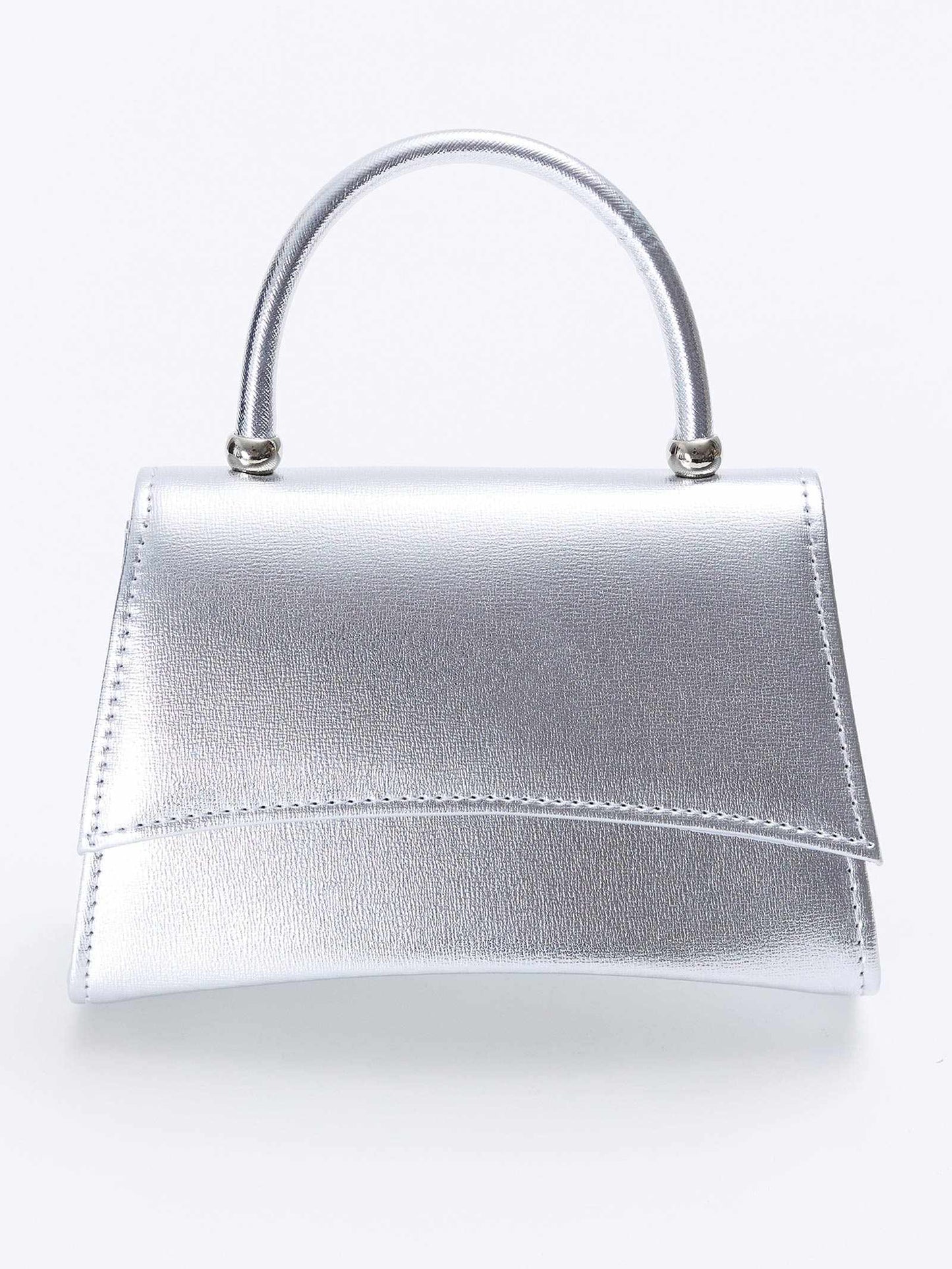 [2way]metallic square one-handle bag / メタリックスクエアワンハンドルバッグ