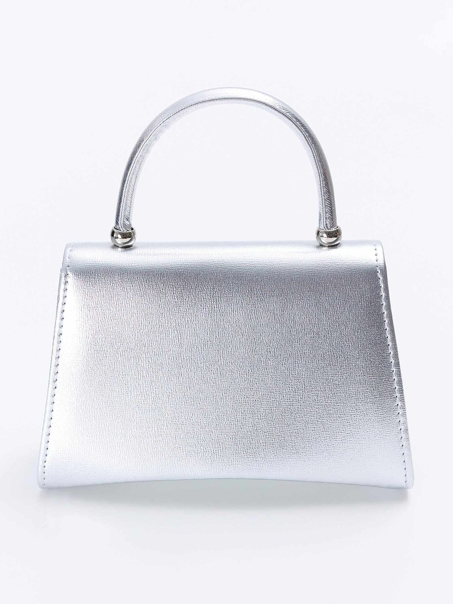 [2way]metallic square one-handle bag / メタリックスクエアワンハンドルバッグ