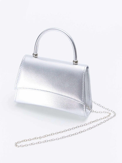 [2way]metallic square one-handle bag / メタリックスクエアワンハンドルバッグ