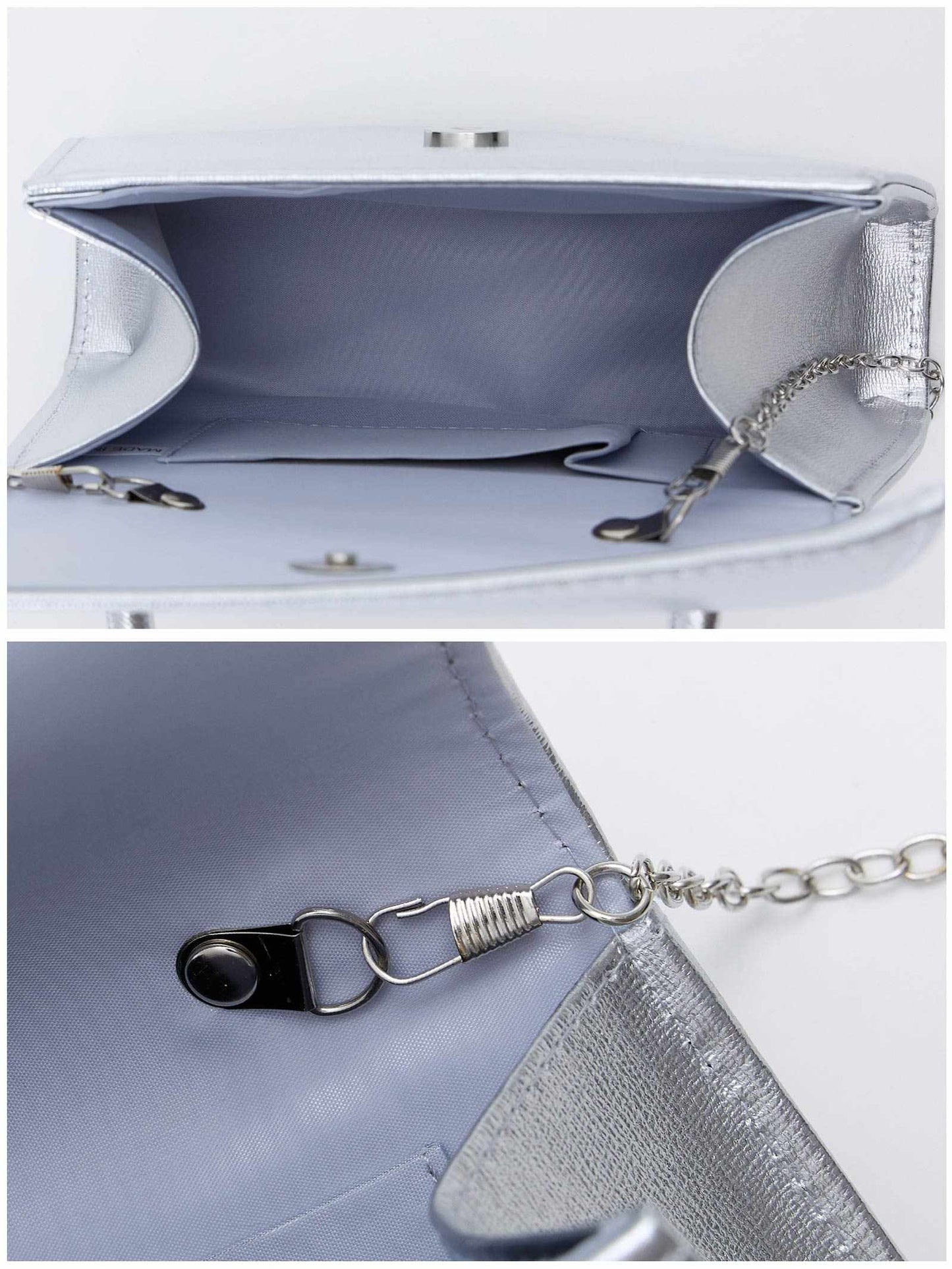 [2way]metallic square one-handle bag / メタリックスクエアワンハンドルバッグ