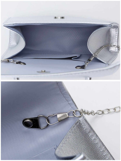 [2way]metallic square one-handle bag / メタリックスクエアワンハンドルバッグ